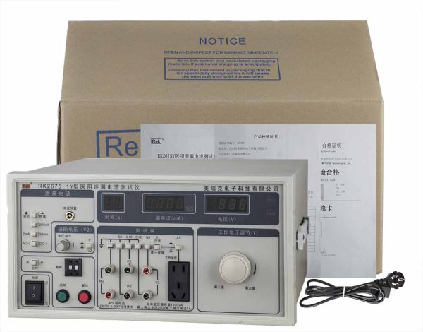 Bộ sản phẩm máy đo dòng rò cho thiết bị y tế RK2675Y-1