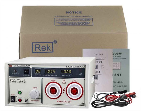 Bộ sản phẩm máy đo dòng rò RK2674A