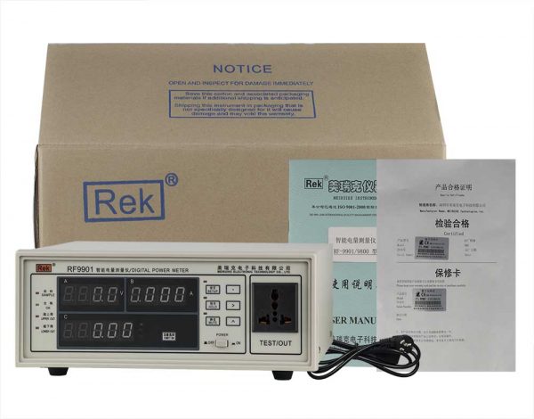 Bộ sản phẩm đồng hồ đo điện thông minh RF9901