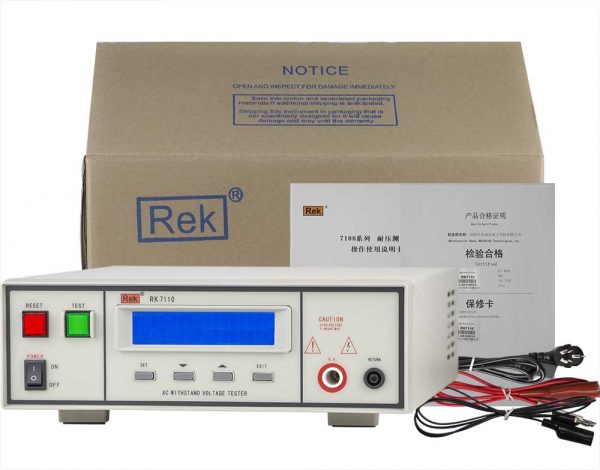 Bộ sản phẩm máy đo dòng rò có thể lập trình RK7110