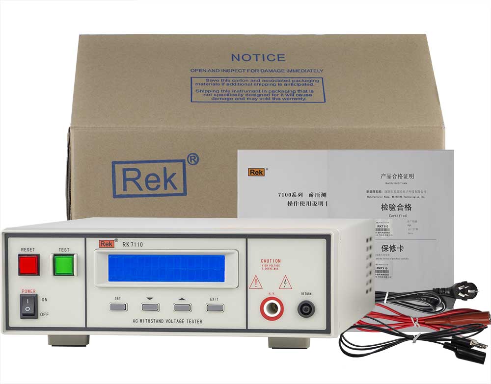 Bộ sản phẩm máy đo dòng rò RK7110