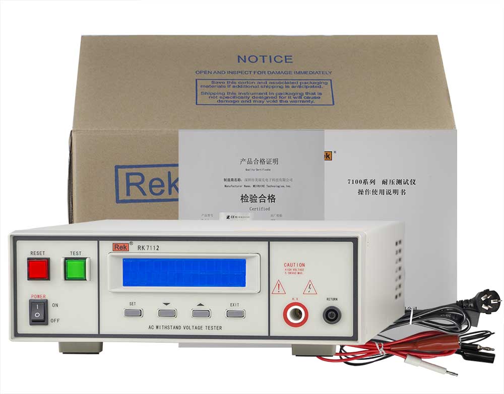 Bộ sản phẩm máy đo dòng rò có thể lập trình RK7112