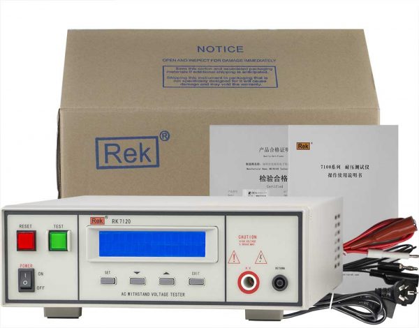 Bộ sản phẩm máy đo dòng rò có thể lập trình RK7120