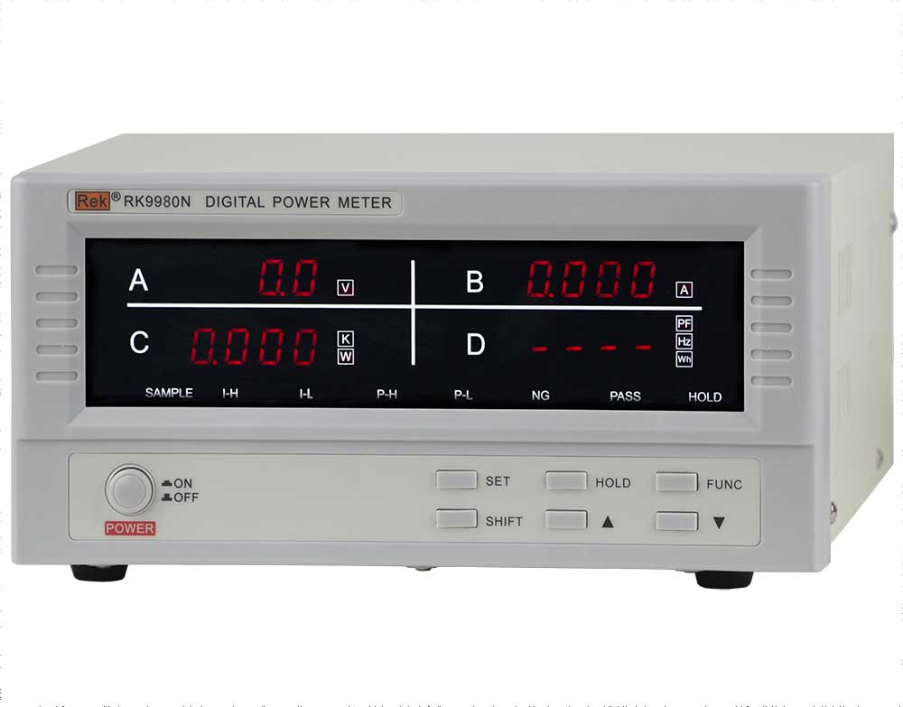 Mặt nghiêng đồng hồ đo điện thông minh RK9980N