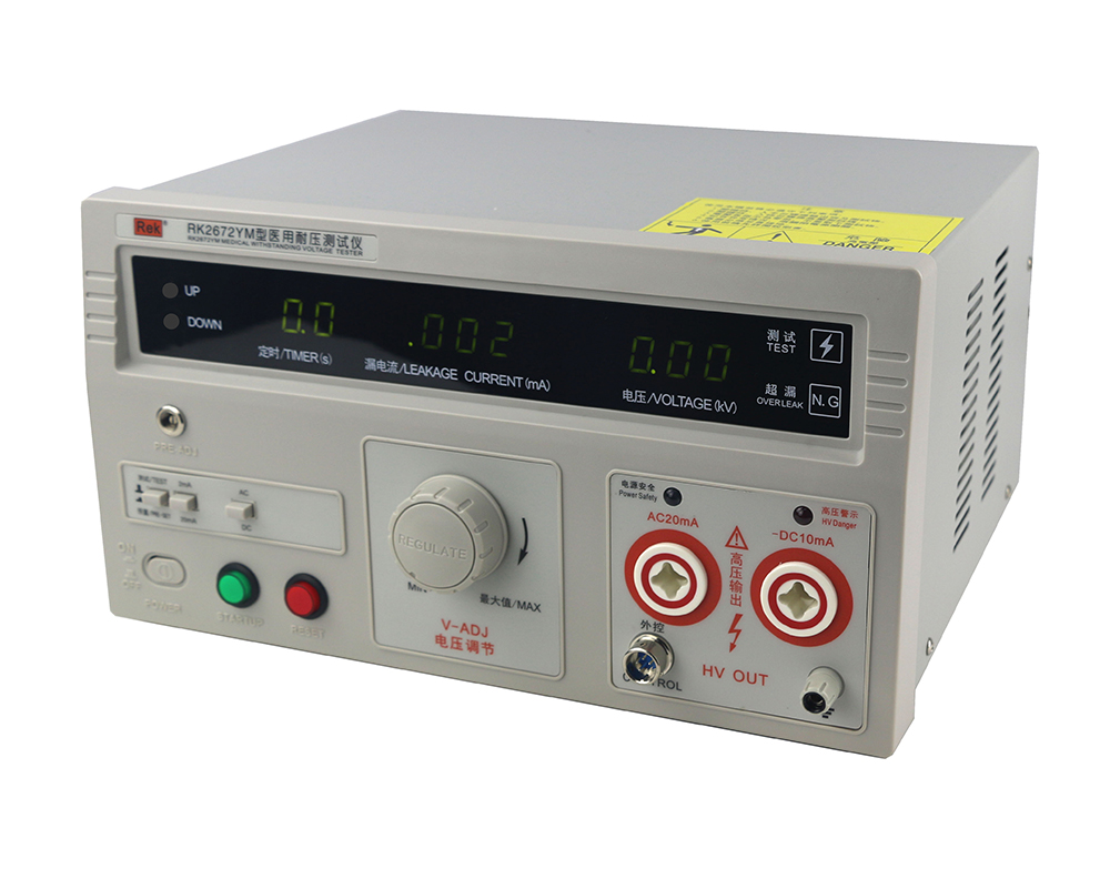 Mặt nghiêng máy đo an toàn cho các thiết bị y tế RK2672YM