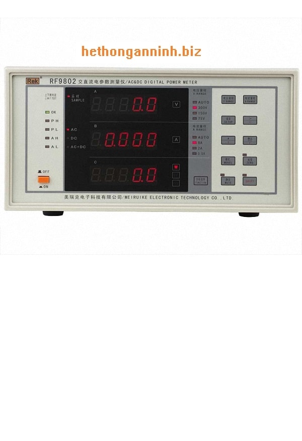 Đồng hồ đo điện thông minh RF9902