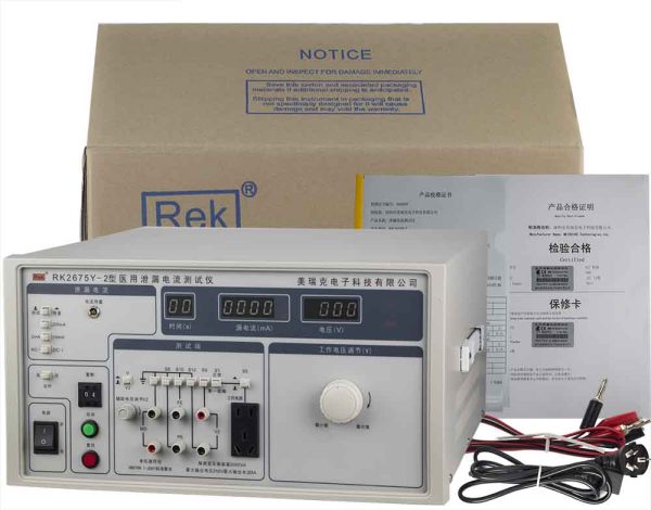Bộ sản phẩm máy đo dòng rò cho thiết bị y tế RK2675Y-2