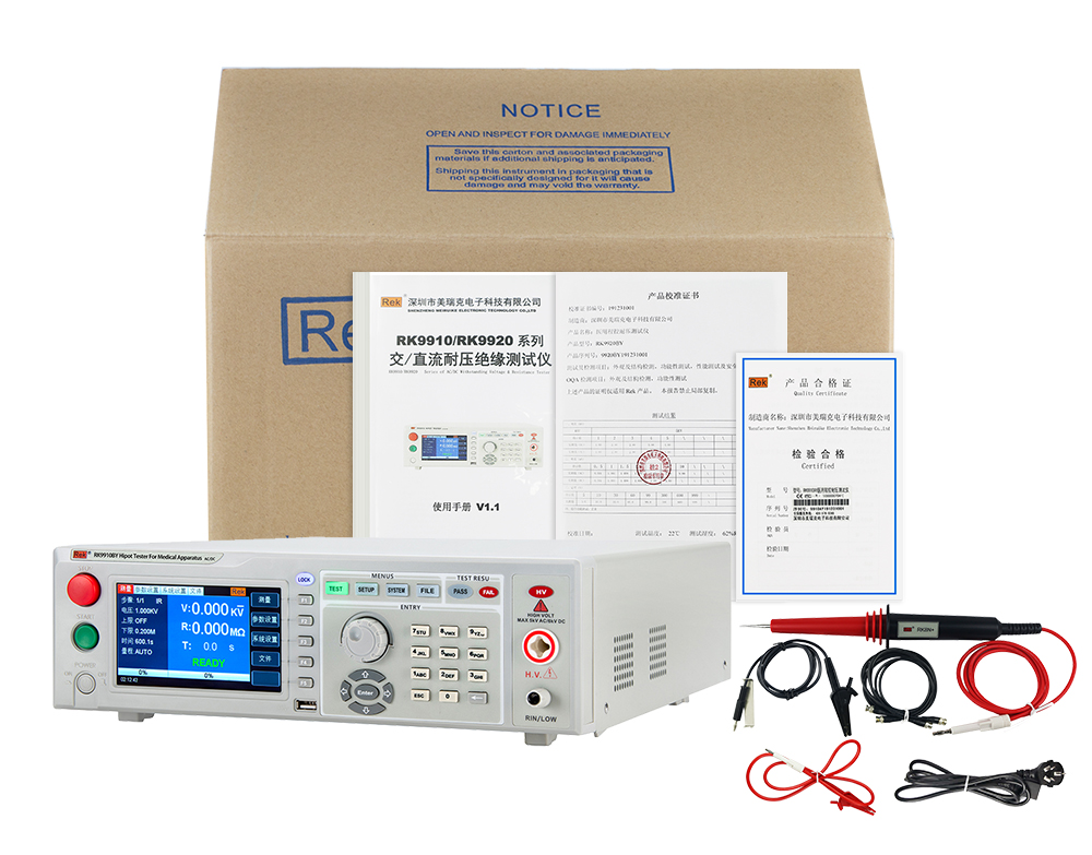 Bộ sản phẩm máy đo độ an toàn các thiết bị y tế RK9910BY